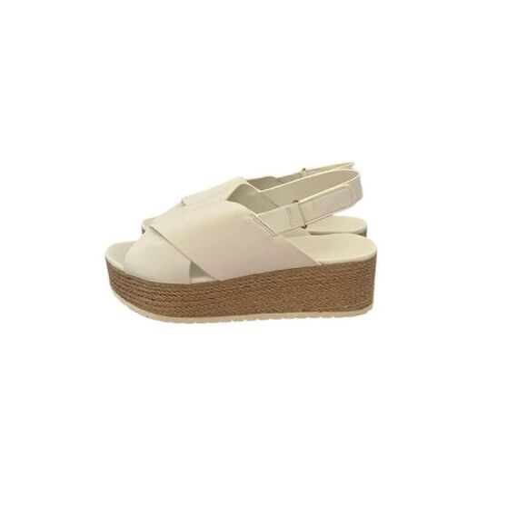 Vince Shoes - Vince Jenaya-2B white leather espadrille Sz.8.5 new in box